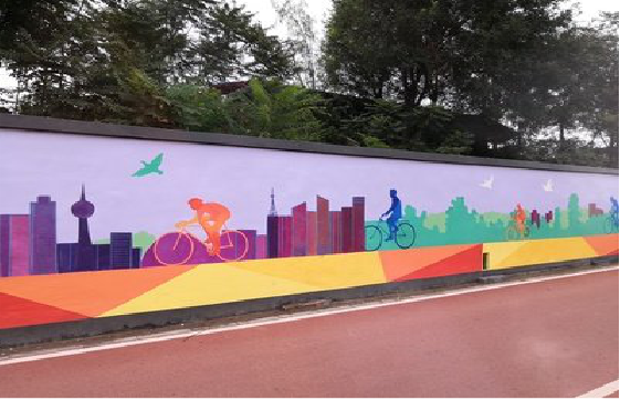 株洲墙体彩绘-围墙