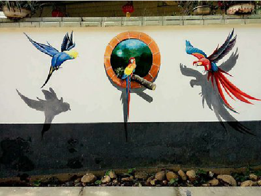 株洲视觉错位-3D墙绘设计