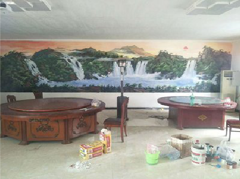 株洲墙绘-写实风景