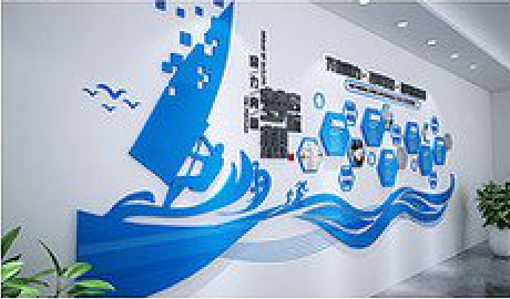 株洲海浪主题文化墙如何设计？