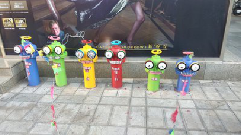 株洲商业区彩绘