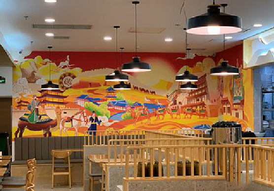 株洲商业空间彩绘介绍。