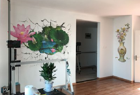 株洲墙体彩绘相比墙纸的优势。